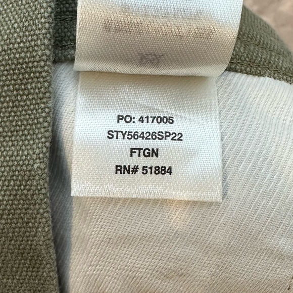 Woven Olive Green Women's Overalls Jumpsuit - Picture 12 of 15